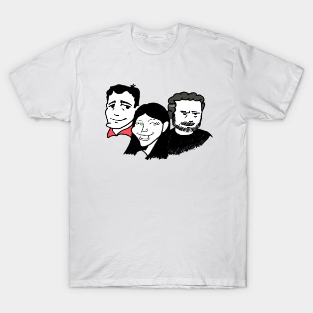 Cartoon Trio T-Shirt by CinemadnessPodcast